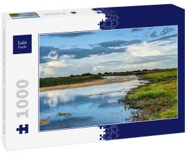 Lais Puzzle - Flusslandschaft des Shannon, Grafschaft Offaly, Irland - 1.000 Teile