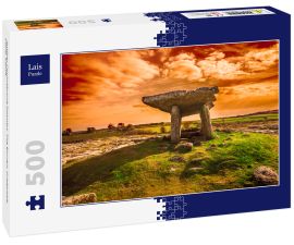 Lais Puzzle - Antiker Poulnabrone Dolmen, The Burren, Grafschaft Clare, Irland - 500 Teile