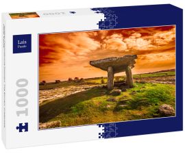 Lais Puzzle - Antiker Poulnabrone Dolmen, The Burren, Grafschaft Clare, Irland - 1.000 Teile
