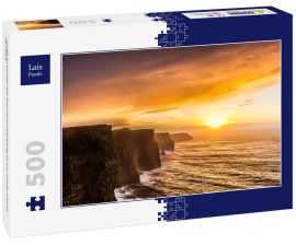 Lais Puzzle - Cliffs of Moher bei Sonnenuntergang in Co. Clare, Irland Europa - 500 Teile