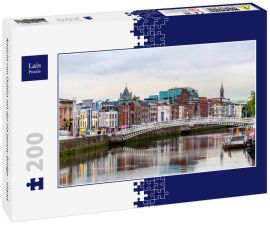 Lais Puzzle - Ansicht von Dublin mit der Ha'penny Bridge - Irland - 200 Teile