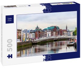 Lais Puzzle - Ansicht von Dublin mit der Ha'penny Bridge - Irland - 500 Teile