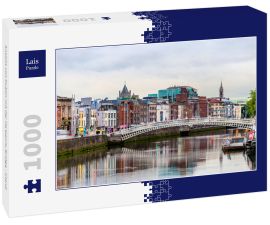 Lais Puzzle - Ansicht von Dublin mit der Ha'penny Bridge - Irland - 1.000 Teile