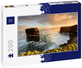 Lais Puzzle - Dun Briste Seastack, Downpatrick Head, Grafschaft Mayo, Irland - 200 Teile