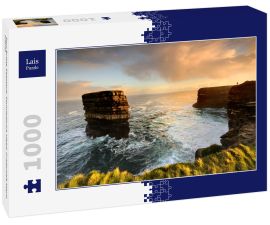 Lais Puzzle - Dun Briste Seastack, Downpatrick Head, Grafschaft Mayo, Irland - 1.000 Teile