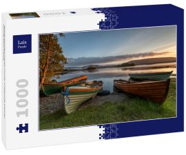 Lais Puzzle - Boote auf dem Lough Corrib, Grafschaft Galway, Connemara, Irland - 1.000 Teile