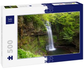 Lais Puzzle - Glencar-Wasserfall, Grafschaft Leitrim, Irland - 500 Teile