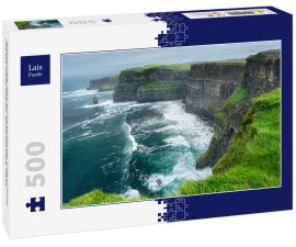 Lais Puzzle - Spektakulärer Blick auf die berühmten Cliffs of Moher und den wilden Atlantik, Grafschaft Clare, Irland - 500 Teile