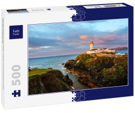 Lais Puzzle - Fanad Head in Donegal, Irland mit Leuchtturm bei Sonnenuntergang - 500 Teile