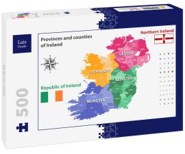 Lais Puzzle - Karte von Irland - 500 Teile
