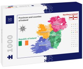 Lais Puzzle - Karte von Irland - 1.000 Teile