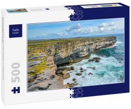 Lais Puzzle - Landschaftlich reizvolle Klippen in Inishmore, Aran-Inseln, Irland - 500 Teile