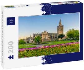 Lais Puzzle - Nachtansicht der St. Patrick's Cathedral in Dublin, Irland - 200 Teile