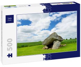 Lais Puzzle - Der Brownshill Dolmen, ein großartiger megalithischer Granitstein in der Grafschaft Carlow, Irland - 500 Teile
