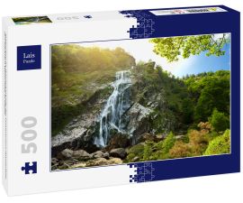 Lais Puzzle - Majestätische Wasserkaskade des Powerscourt-Wasserfalls, des höchsten Wasserfalls in Irland - 500 Teile