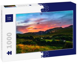 Lais Puzzle - Landschaft in Dunlewey mit verlassener Kirche in Donegal, Irland - 1.000 Teile