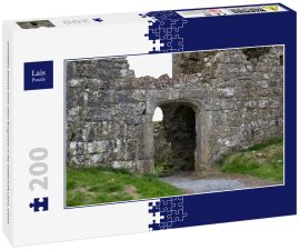 Lais Puzzle - Gewölbtes Steintor einer alten Burgruine in der Grafschaft Laois, Irland - 200 Teile