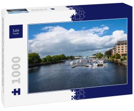 Lais Puzzle - Panoramablick über den Yachthafen von Athlone und den Fluss Shannon, Grafschaft Westmeath, Irland - 1.000 Teile