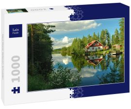 Lais Puzzle - Haus Wasser Reflexion Schweden - 1.000 Teile