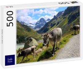 Lais Puzzle - Kühe auf Alm - 500 Teile