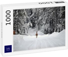 Lais Puzzle - Hirsch im Schnee - 1.000 Teile